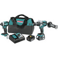 Factory Reconditioned Makita XT268T-R 18V LXT Brushless Lithium-Ion 1/2 in. Cordless Hammer Drill/ Impact Driver Combo Kit (5 Ah) image number 0