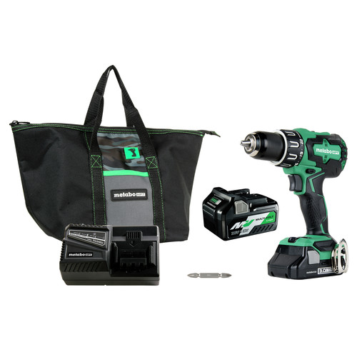 Factory Reconditioned Metabo HPT DV18DBFL2TM 18V Brushless Lithium-Ion 1/2 in. Cordless Hammer Drill Kit (3 Ah/5 Ah) image number 0