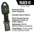 Klein Tools 69417 Rare Earth Magnetic Hanger with Strap image number 1