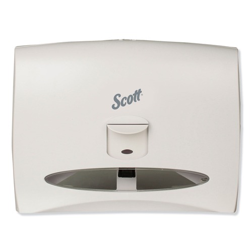 Paper & Dispensers | Scott 9505 17.5 in. x 2.25 in. x 13.25 in. Personal Seat Cover Dispenser - White image number 0