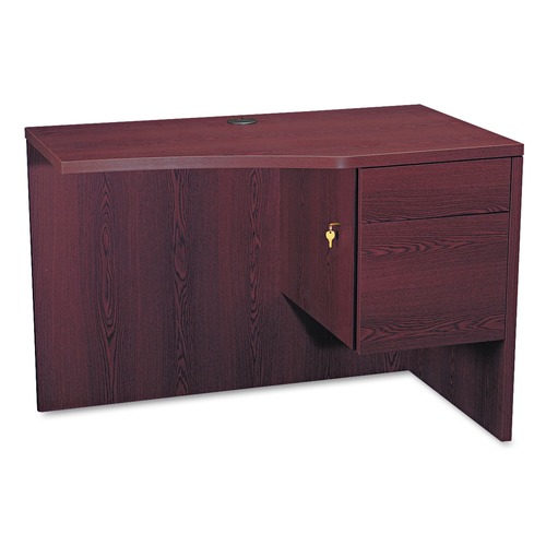 HON H105817R.NN 10500 Series 24 in. x29.5 in. x 42 in. Curved Right Return Desk - Mahogany image number 0