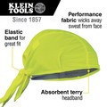 Klein Tools 60546 2-Piece Cooling Do Rag Set - Universal Size, High-Visibility Yellow image number 1