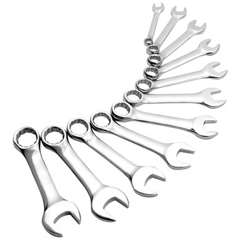 COMBINATION WRENCHES | Sunex 9930 11-Piece SAE Stubby Combination Wrench Set