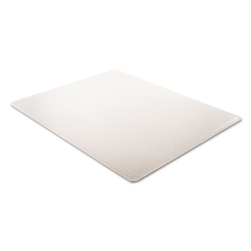 Deflecto CM14243 Supermat Frequent Use Chair Mat, Medium Pile Carpet, Beveled, 45 X 53, Clear image number 0