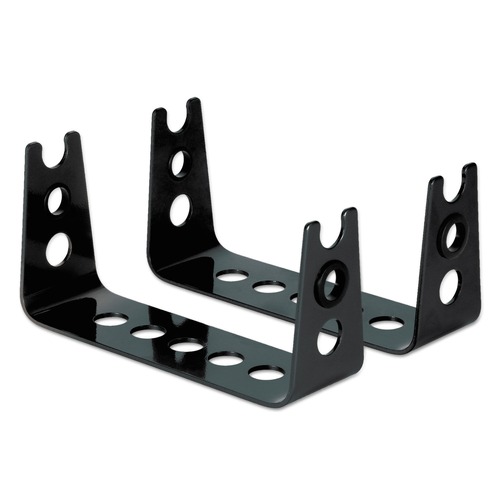 Allsop 31480 Metal Art 4.75 in. x 8.75 in. x 2.5 in. Monitor Stand Risers - Black image number 0