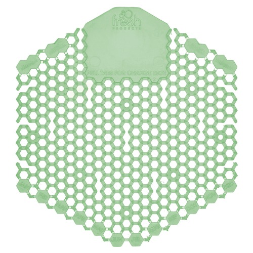 New Arrivals | Fresh Products FRS 2WDS60 CME Wave 3d Urinal Deodorizer Screen, Cucumber Melon Scent, Green, 10/box image number 0