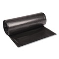 Trash Bags | Boardwalk BWK523 1.6 mil 60 gal. Recycled Low-Density Polyethylene Can Liners - Black (10 Bags/Roll, 10 Rolls/Carton) image number 0