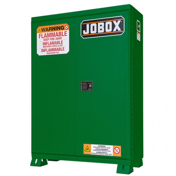 JOBSITE STORAGE | JOBOX 1-856670 45 Gallon Heavy-Duty Safety Cabinet (Green)