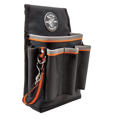 Klein Tools 5241 Tradesman Pro 10.25 in. x 6.75 in. x 10.25 in. 6-Pocket Tool Pouch image number 0