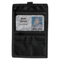 Advantus 76345 5.13 in x 0.13 in. x 7.75 in. Nylon Travel ID/Document Holder - Black (5-Piece/Pack) image number 1