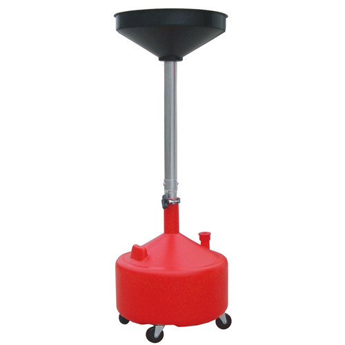ATD 5180A 8 Gallon Plastic Waste Oil Drain with Casters image number 0