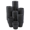 Cups and Lids | Dart P400BLK 4 oz. Polystyrene Portion Cups - Black (10 Bags/Carton, 250/Bag) image number 1