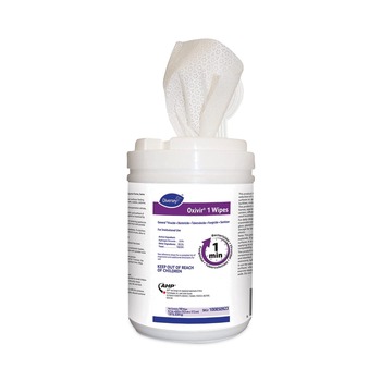 DISINFECTANTS | Diversey Care 100850923 Oxivir 1 6 in. x 7 in.Wipes (12-Canister/Carton 160-Sheet/Canister)