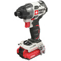 Porter-Cable PCCK647LB 20V MAX 1.5 Ah Cordless Lithium-Ion Brushless 1/4 in. Impact Driver Kit image number 2