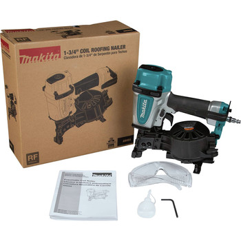 Factory Reconditioned Makita AN454-R 1-3/4 in. Coil Roofing Nailer