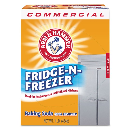 Arm & Hammer 33200-84011 Fridge-N-Freezer Unscented Pack Baking Soda Powder (12/Carton) image number 0