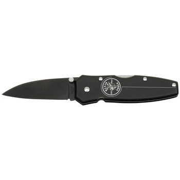 KNIVES | Klein Tools 44001-BLK 2-1/2 in. Lightweight Drop-Point Blade Lockback Knife - Black