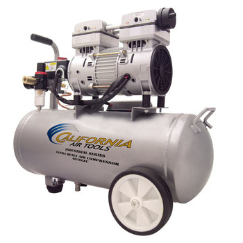 PRODUCTS | California Air Tools 6010LFC 1 HP 6 Gallon Ultra Quiet and Oil-Free Steel Tank Wheelbarrow Air Compressor