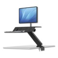 New Arrivals | Fellowes Mfg Co. 8081501 Lotus RT 48 in. x 30 in. x 42.2 in. - 49.2 in. Sit-Stand Workstation - Black image number 4