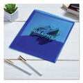 Avery 47811 Two-Pocket 20 Sheet Capacity Plastic Folder - Translucent Blue image number 4