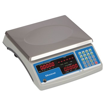 Brecknell B140 11-1/2 in. x 8-3/4 in. Electronic 60 lbs. Coin and Parts Counting Scale - Gray