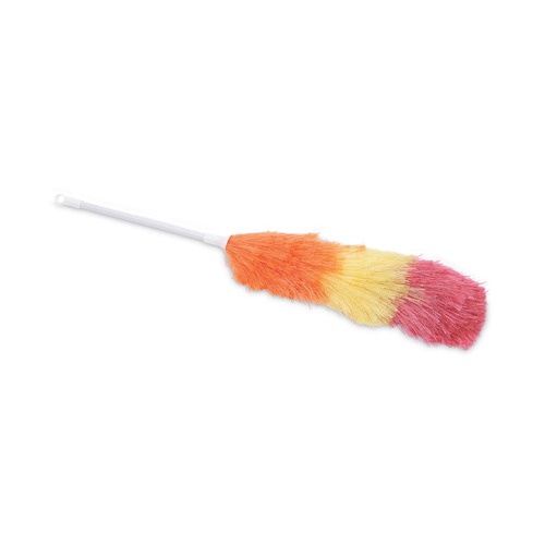 Cleaning Brushes | Boardwalk BWK9441 Polywool Duster with 20 in. Plastic Handle - Assorted Colors image number 0