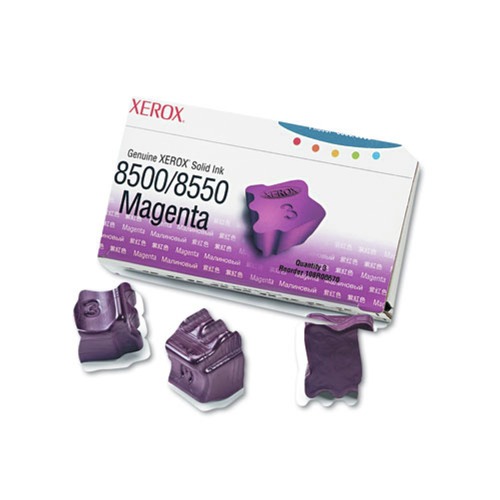 Xerox 108R00670 1033 Page-Yield, 108R00670 Solid Ink Stick - Magenta (3/Box) image number 0