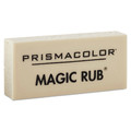 New Arrivals | Prismacolor 73201 Magic Rub Eraser, For Pencil/ink Marks, Rectangular Block, Medium, Off White, Dozen image number 1