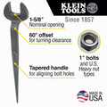 Wrenches | Klein Tools 3214 1-5/8 in. Nominal Opening Spud Wrench for Heavy Nut image number 3