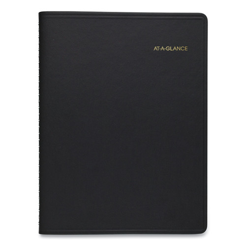  | AT-A-GLANCE 7095705 11 in. x 8.25 in. 2021-22 Weekly Appointment Academic Book - Black image number 0
