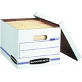 Boxes & Bins | Bankers Box 57036-04 Stor/File 12.5 in. x 16.25 in. x 10.5 in. Letter/Legal Files, Storage Box - White (6/Pack) image number 1