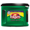 Cleaning and Janitorial Accessories | Folgers 2550030406 22-3/5 oz. Can Classic Roast Decaffeinated Ground Coffee (6/Carton) image number 0