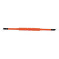 Screwdrivers | Klein Tools 32293 Flip-Blade 2-in-1 #2 Phillips Bit / 1/4 in. Slotted Bit Insulated Screwdriver image number 4