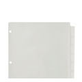 New Arrivals | Avery 11836 8 Tab Insertable Big Tab Plastic Dividers - Clear (1 Set) image number 2