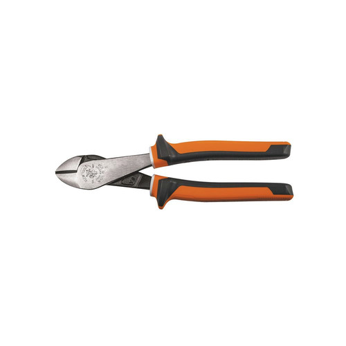 Klein Tools 200048EINS Insulated 8 in. Angled Head Diagonal Cutting Pliers image number 0