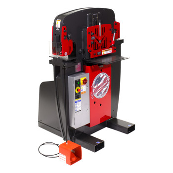 METAL FORMING | Edwards IW50-3P230-AC500 230V 3-Phase 50 Ton JAWS Ironworker with Hydraulic Accessory Pack