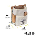Cases and Bags | Klein Tools 5125 5-Pocket Canvas and Leather Tool Pouch image number 2