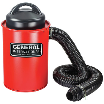 General International BT8008 2-in-1 9.2A Portable 13 Gal. Dust Collector with Metal Dust Collection Drum