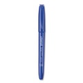 New Arrivals | Universal UNV07073 Fine Bullet Tip Pen-Style Permanent Marker - Blue (1 Dozen) image number 2