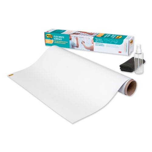  | Post-it FWS6X4 Flex 72 in. x 48 in. Write Surface - White (1 Roll) image number 0