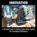Makita XWT18Z 18V LXT Brushless Lithium-Ion 1/2 in. Cordless Square Drive Mid-Torque Impact Wrench with Detent Anvil (Tool Only) image number 3