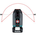 Makita SK105DNAX 12V max CXT Lithium-Ion Cordless Self-Leveling Cross-Line Red Beam Laser Kit (2 Ah) image number 7
