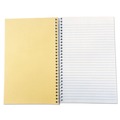 Universal UNV66410 Wirebound Medium/College Rule 3-Subject 9.5 in. x 6 in. 120-Sheet Notebook - Black image number 2