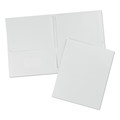 New Arrivals | Avery 47991 11 in. x 8.5 in. 40 Sheet Capacity Two-Pocket Folder - White (25/Box) image number 1