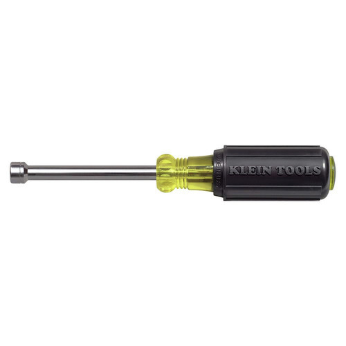 Klein Tools 630-6MM 6 mm Cushion Grip Nut Driver with 3 in. Hollow Shaft image number 0