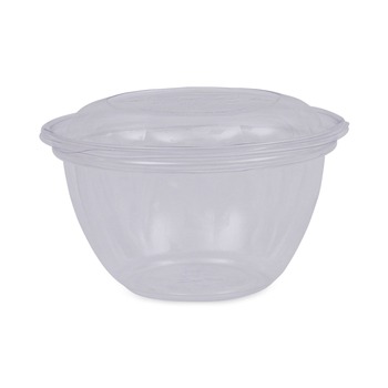 Eco-Products EP-SB18 18 oz. 5.5 in. Diameter x 2.3 in. Renewable and Compostable Containers - Clear (150-Piece/Carton)