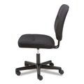 | Basyx BSXVST401 4-Oh-One Mid-Back Armless 250 lbs. Capacity 15.94 in. to 20.67 in. Seat Height Task Chair - Black image number 3
