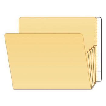 Tabbies 55993 3.75 in. x 9.5 in. File Folder End Tab Extender Strips - White (100/Box)