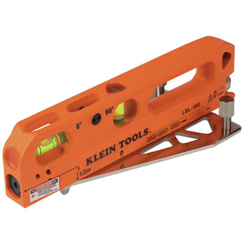 HAND TOOLS | Klein Tools LBL100 Magnetic 0.85 in. x 7.3 in. x 1.84 in. Cordless Laser Level with Bubble Vials
