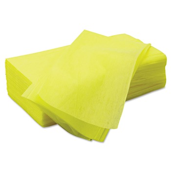 Chix 8673 Stretch n' Dut 24 in. x 24 in. Light Duty Dust Cloths - Yellow (30-Piece/Bag, 5 Bags/Carton)